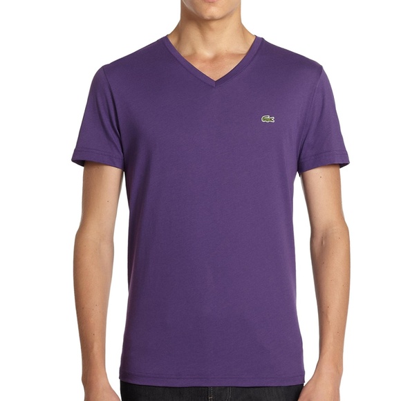 T shirt lacoste violet Clearance